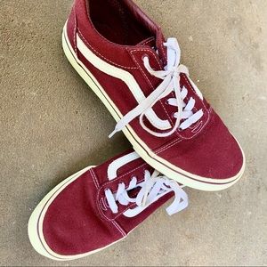 Red Low-Top Vans